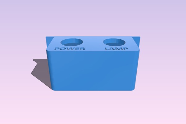 Power Switch Bracket for Kossel 2020 | 3d print model