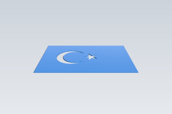 TURKISH FLAG | 3d print model