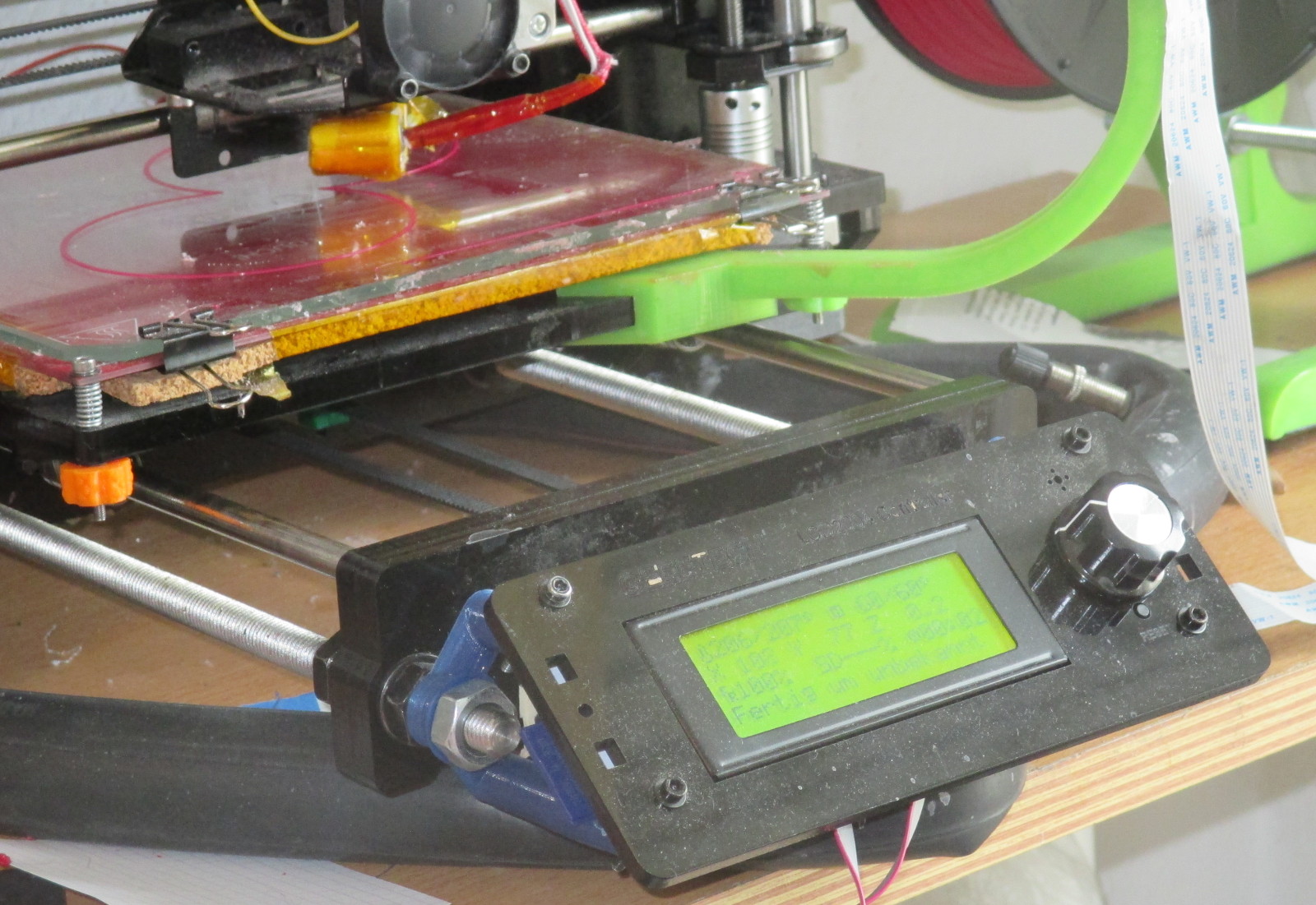 front display mount for GeeTech i3