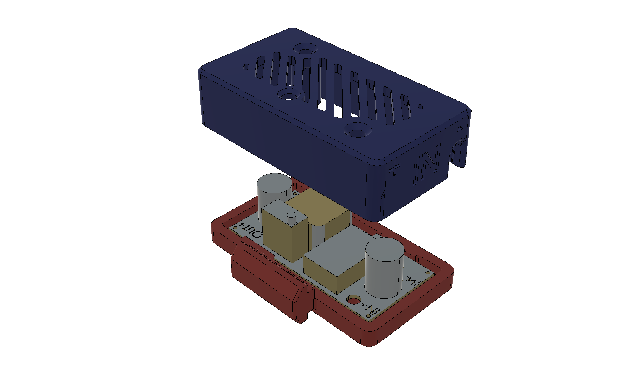 Buck Converter case (LM2596 DC to DC 2020 Rail Ender 3)