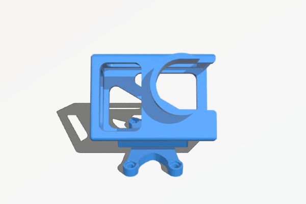 AstroX Johnny FPV GoPro Hero 4 Mount | 3d print model