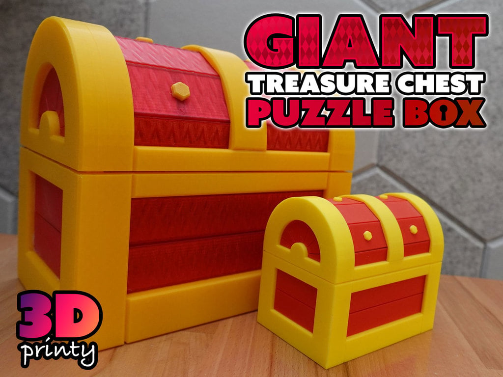 Giant Treasure Chest Puzzle Box