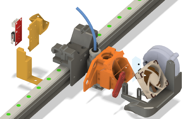 V6 HeroMe Bowden Mashup | 3d print model