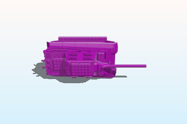 1-36 lego tank jagdtiger | 3d print model