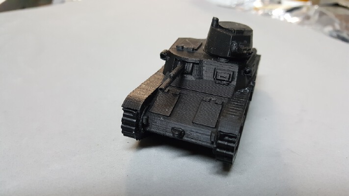 Italian M11_39 tank 28mm scale | 3d print model