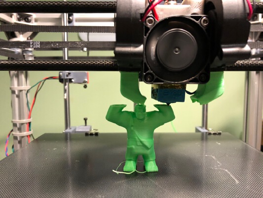 Hypercube Dual 5015 Blower 40mm Hotend for E3D V6 | 3d print model