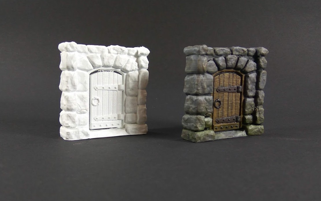 Dungeon doors for Descent: Journeys in the Dark 2ed boardgame