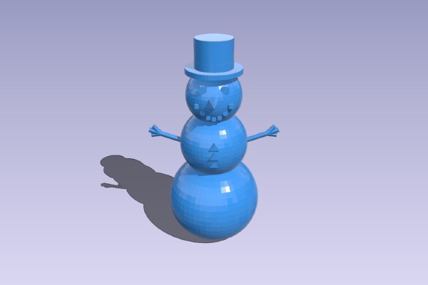 Simple Snowman | 3d print model