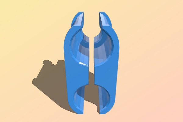 Flashlight mount for TOZ-34 | 3d print model