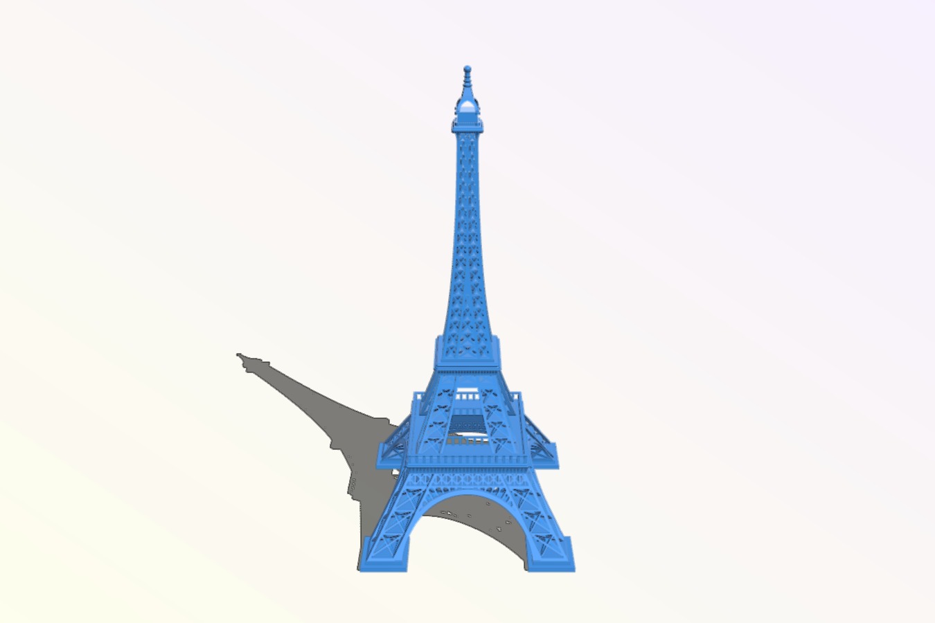 Eiffel Tower, Easier to Print