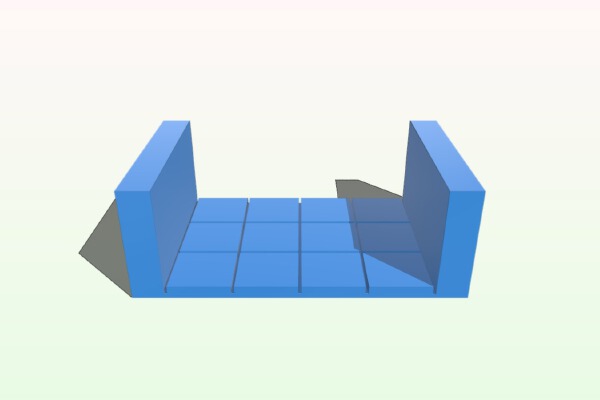 OpenForge 2.0 Compatible Smooth Stone Corridors | 3d print model
