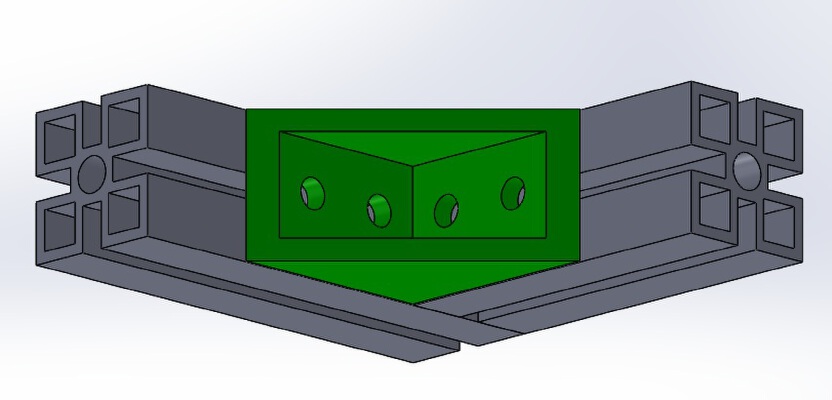 Bracket for 2020 Al profiles | 3d print model