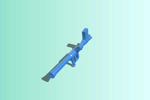 Gundam, Zaku II, Zeon, OYW Bazooka 1:400 scale | 3d print model