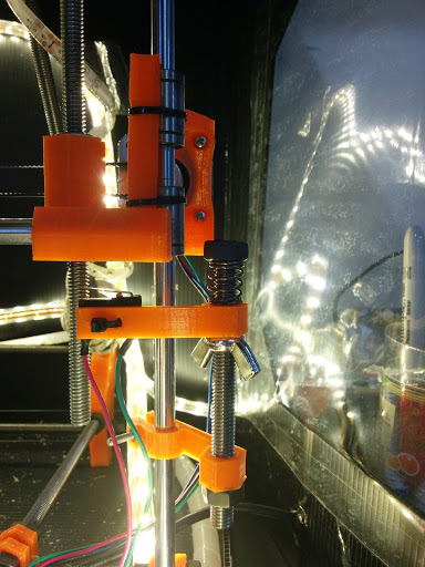 Microadjustable Z-Axis Endstop Holder for Prusa Mendel