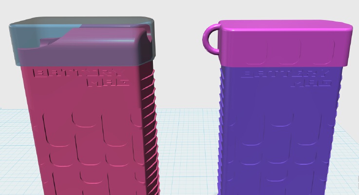 Battery Mag Cap AA | 3d print model