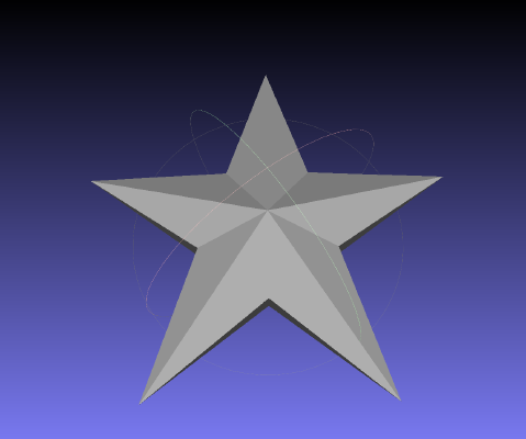 Pointy Star (openSCAD) | 3d print model