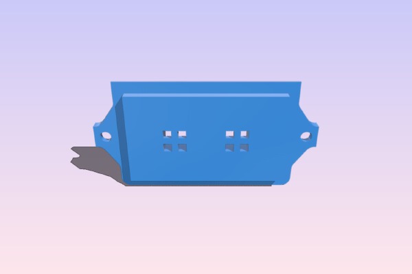 Longboard Pro Trinket + Accelerometer Mount | 3d print model