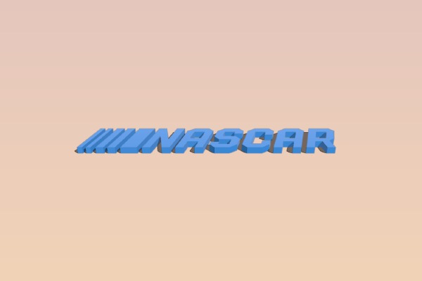NASCAR Logo | 3d print model