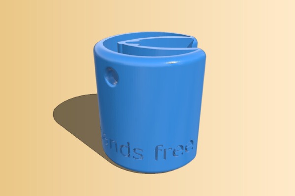Rod Clip, for wading | 3d print model