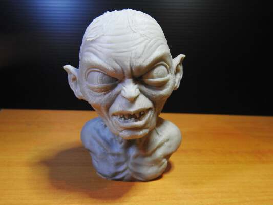 Golum bust, from Lord Of The Rings | 3d print model