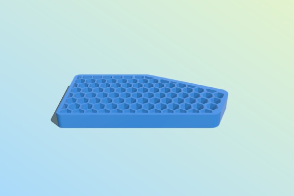 ergodox wrist rest | 3d print model