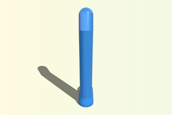 Wall Mount Bracket For Replica Gun Display | 3d print model
