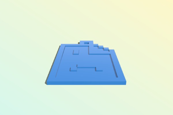 Google Chrome Sad Error Page | 3d print model