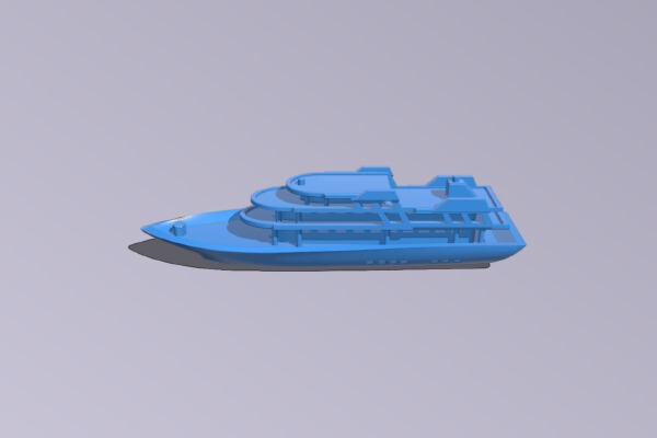 Cruise ship | 3d print model