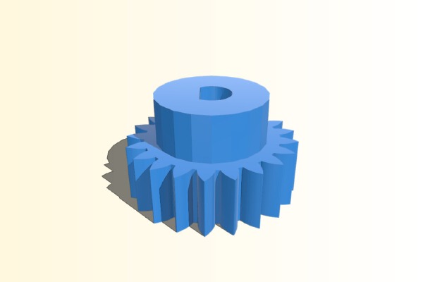 21 teeth pinion | 3d print model