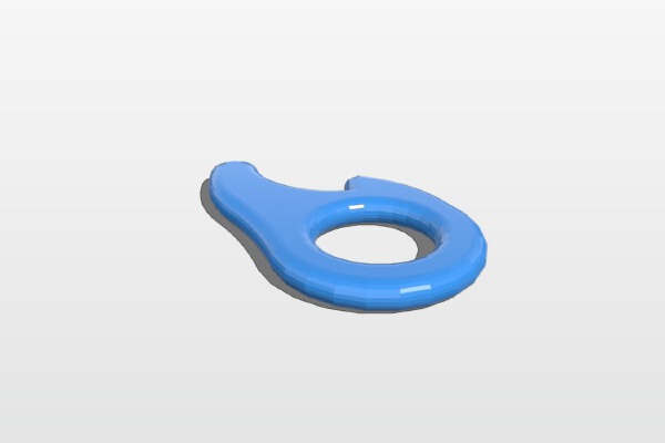 String Release w_ Rounded Edges | 3d print model