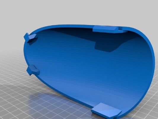 GotWay Msuper V3 Mudguard (snap-on design) | 3d print model