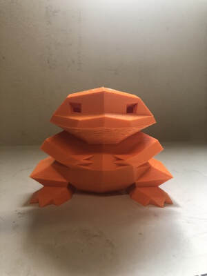 Low Poly Charmander remix Piggybank (updated screw threads) | 3d print model