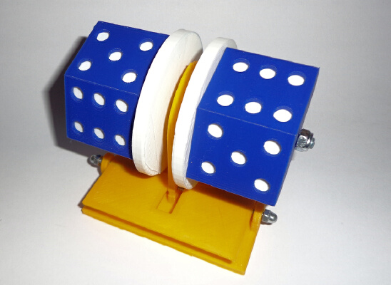 Dice that won't roll off the table | 3d print model