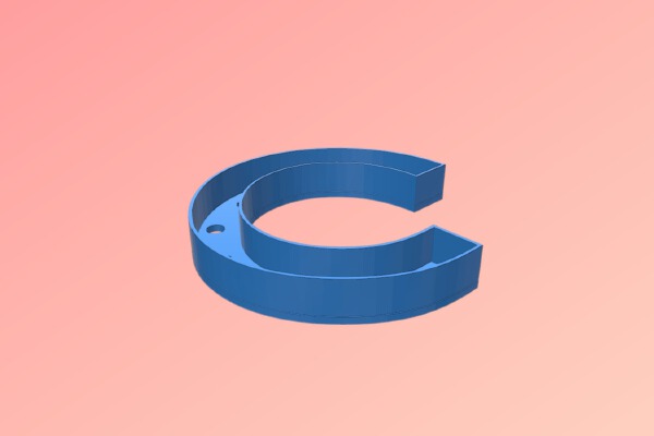 Marquee Letter C | 3d print model