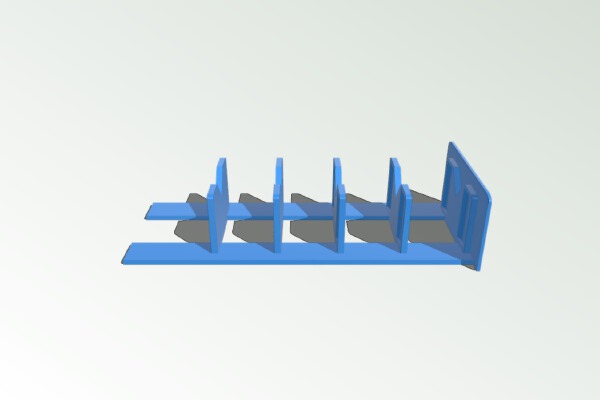 Hot Wheels 5-Car Stand v1 | 3d print model