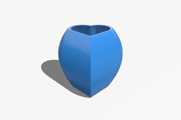 Herz behaelter – heart shaped jar | 3d print model