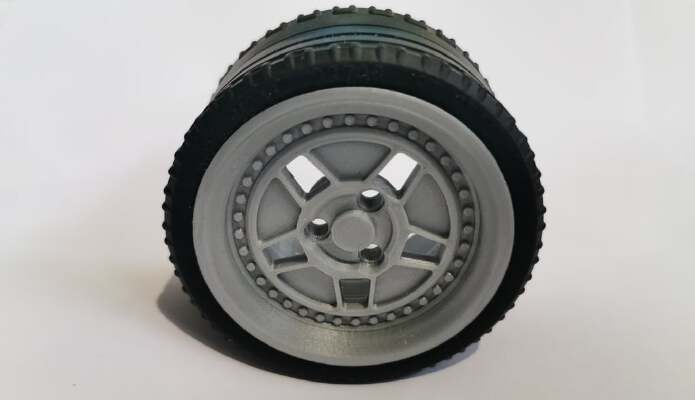 Wheel For 1_8 Lego Hoonicorn | 3d print model