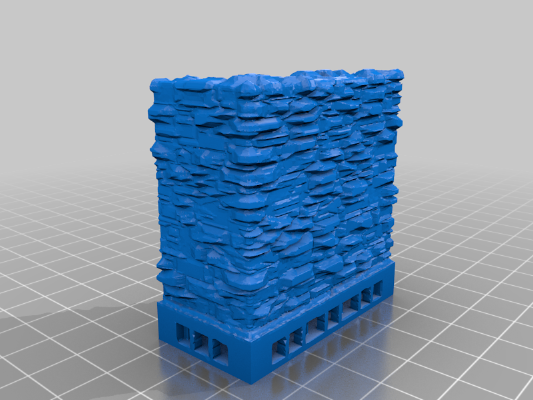 Corner internal walls - Dungeon Tiles - OpenLOCK | 3d print model