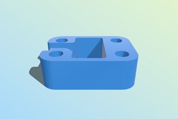 Anet Y belt spacer with adjustable belt tension | 3d print model