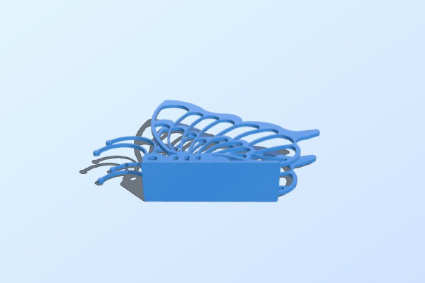 Napkin holders – Butterfly | 3d print model