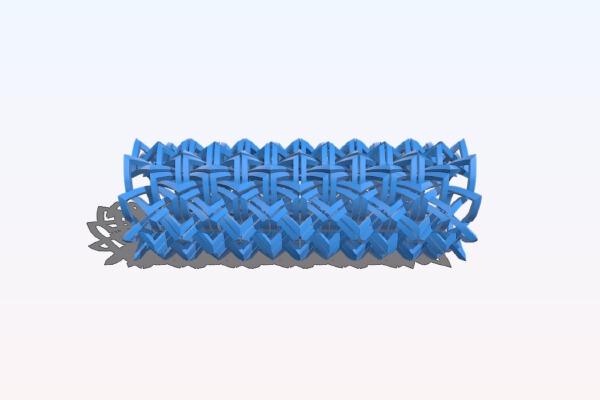 Round Chainmail(only printable using a support material) | 3d print model