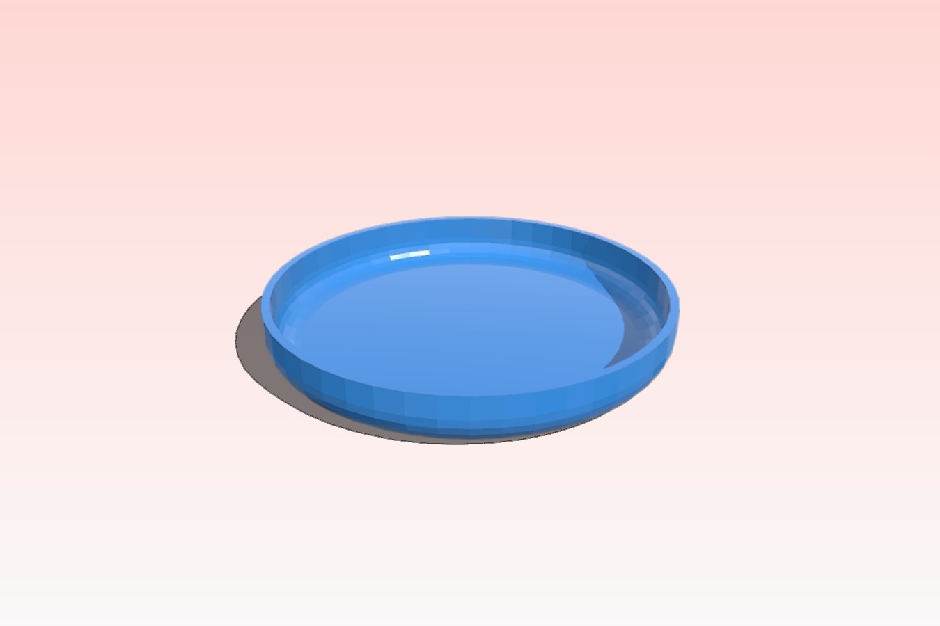 shallow dish