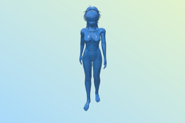 Anime girl | 3d print model