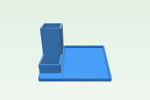 PostIt base and organizer | 3d print model