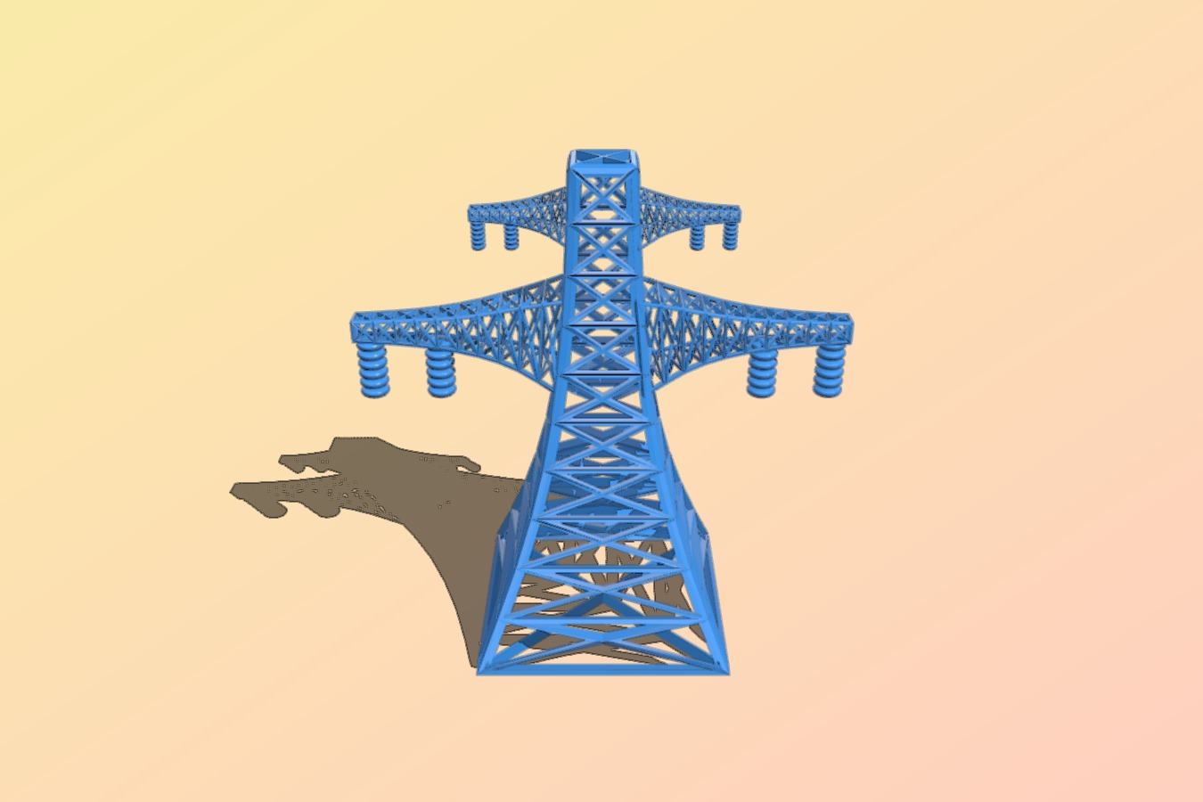 high voltage pylon