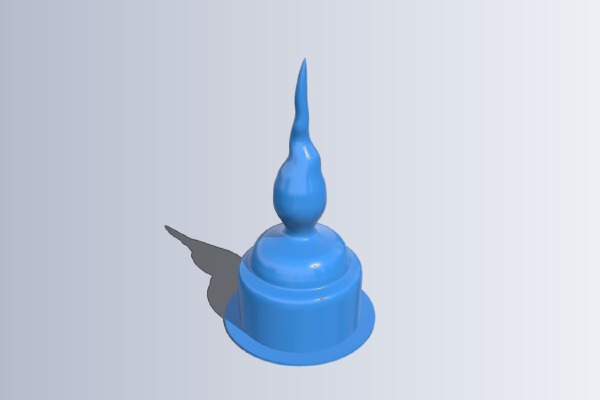 LED Light Flame Diffuser | 3d print model