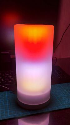 GyverLamp enclosure for LeroyMerlin glass cover. | 3d print model