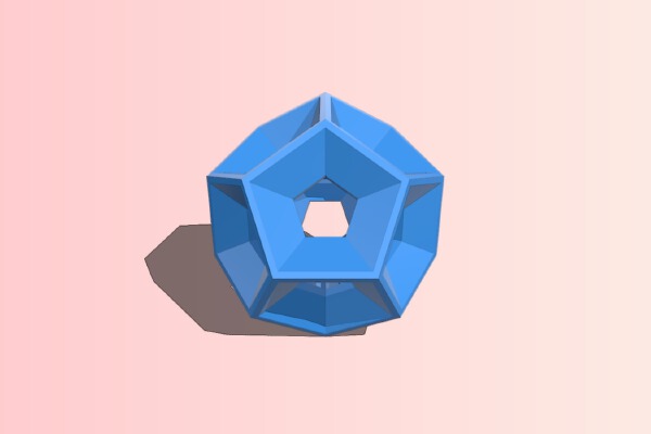 Hugel's polyhedron | 3d print model
