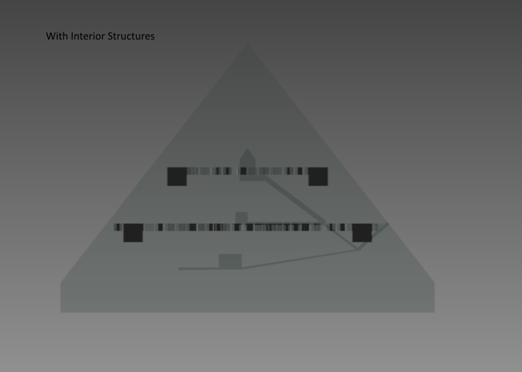 Stack-able Pyramid of Giza With Interior