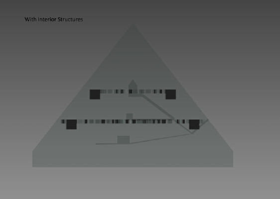 Stack-able Pyramid of Giza With Interior | 3d print model
